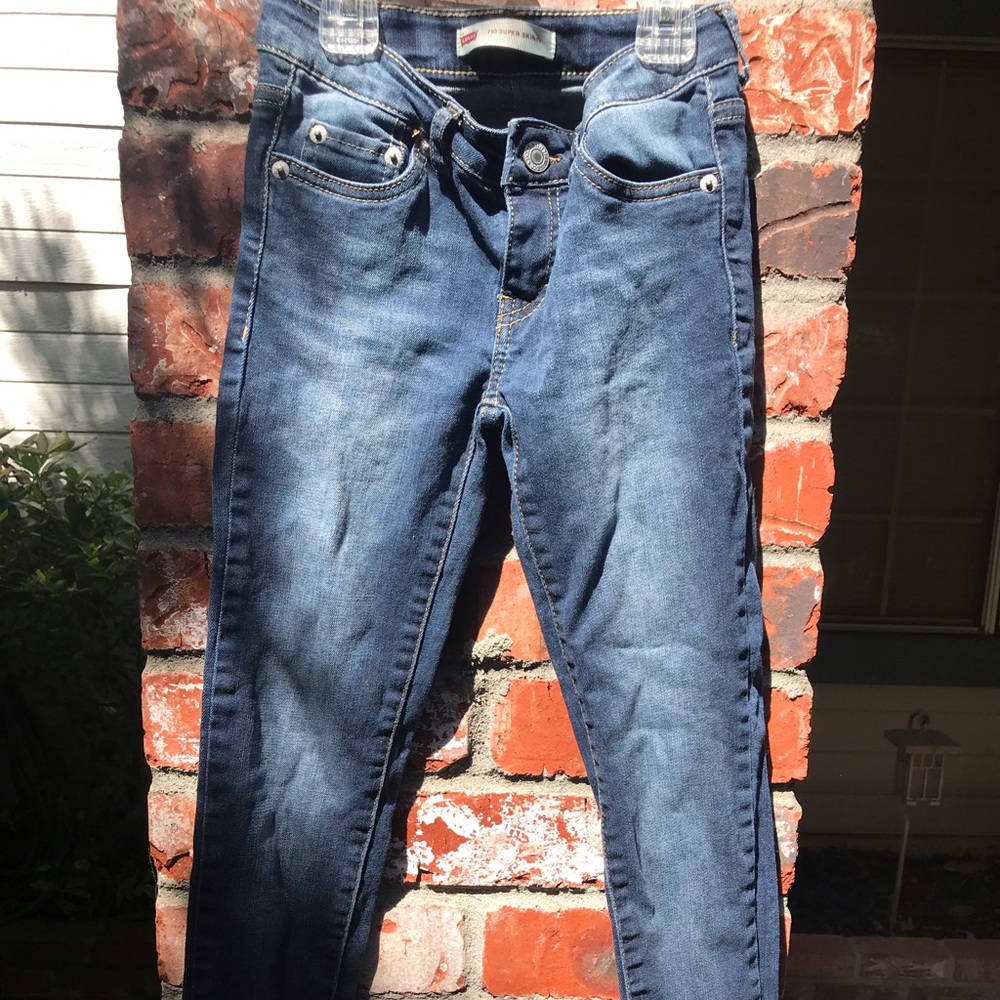 Levi’s girls super skinny jeans size 8